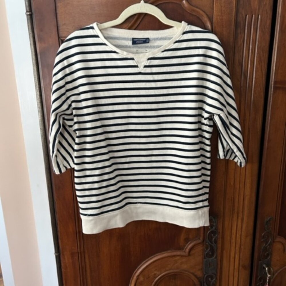 Saint James Atelier striped Breton style sweatshirt, size M